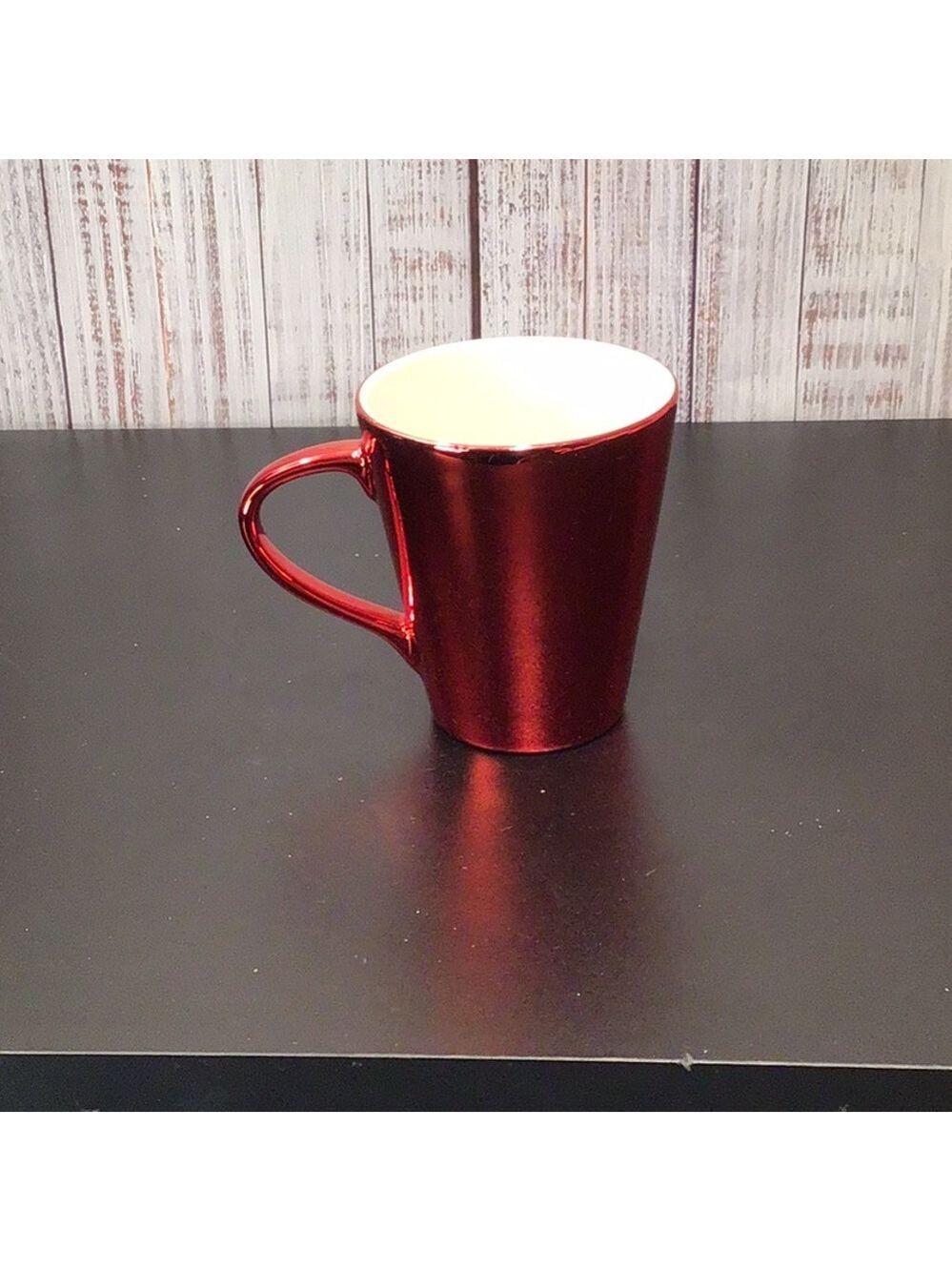 Starbucks Red Metallic Demitasse / espresso cup - Picture 3 of 4